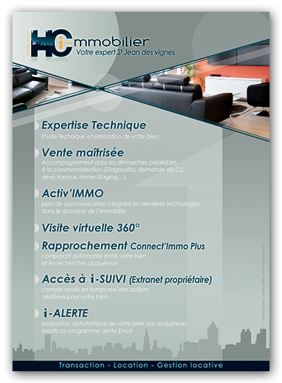 Flyer - Agence immobilière