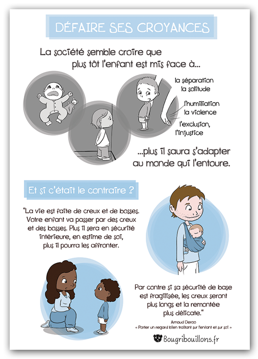 Affiche petite enfance Bougribouillons - Violences Éducatives Ordinaires