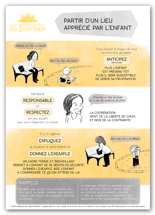 Affiche petite enfance Bougribouillons - Les Petits Outils du Quotidien 1