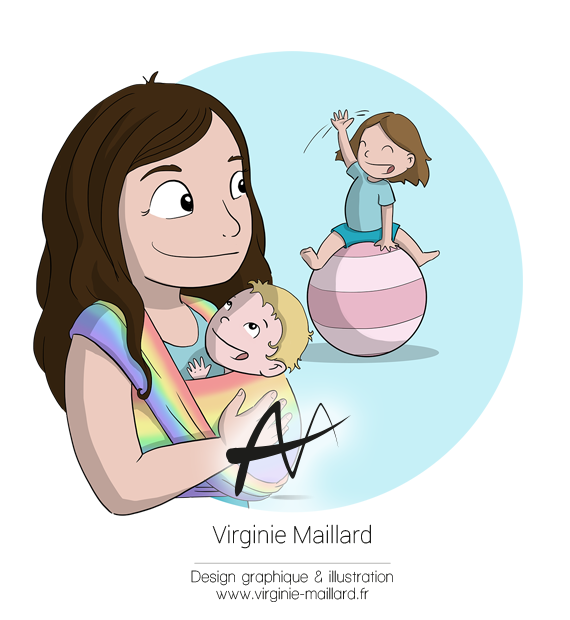 Visuel pour logo Atelier portage et psychomotricienne