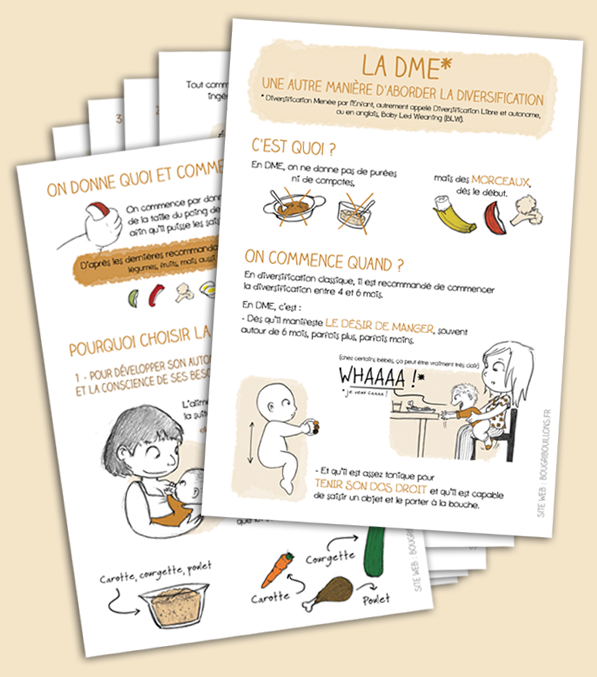 Affiche petite enfance Bougribouillons - Diversification Menée par l'Enfant